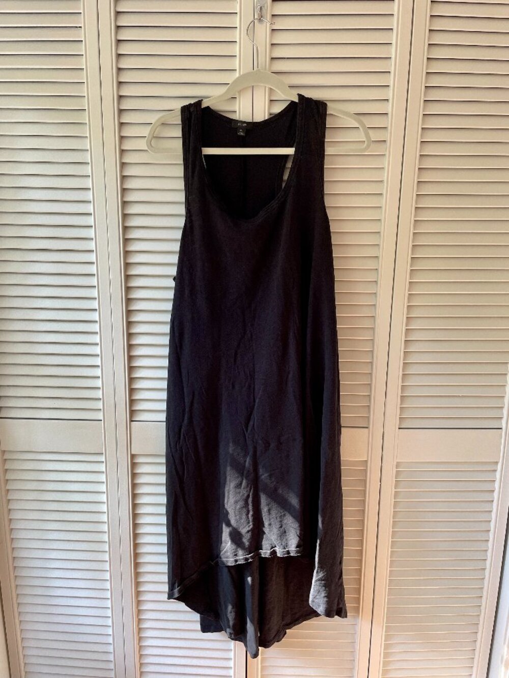 J Crew black beach cover up size XL